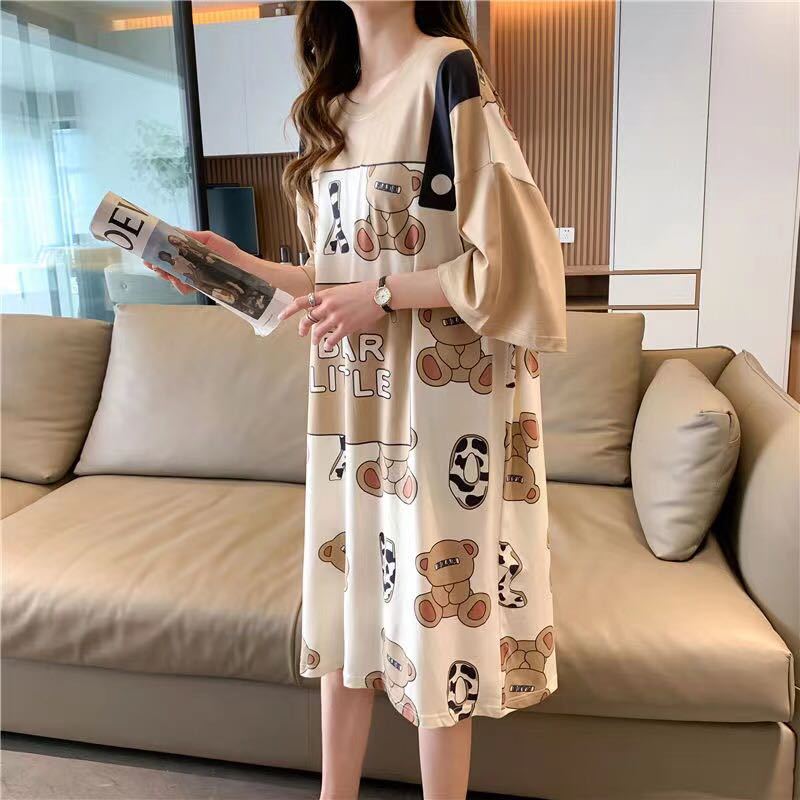 レディース ルームウェア ゆったり パジャマ ロングワンピース 夏 レディース ルームウェア ゆったり パジャマ ロングワンピース 夏