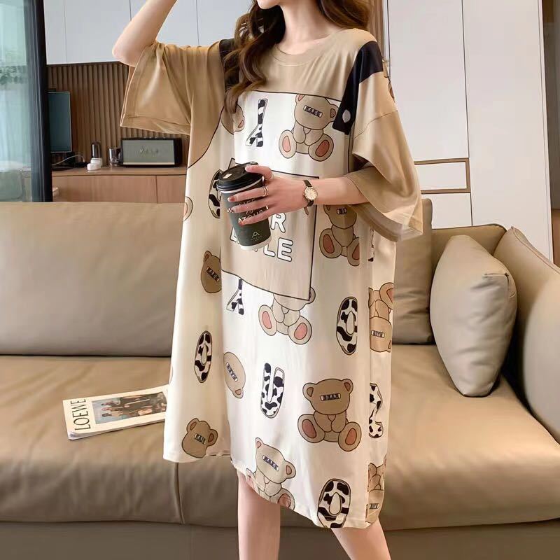 レディース ルームウェア ゆったり パジャマ ロングワンピース 夏 レディース ルームウェア ゆったり パジャマ ロングワンピース 夏