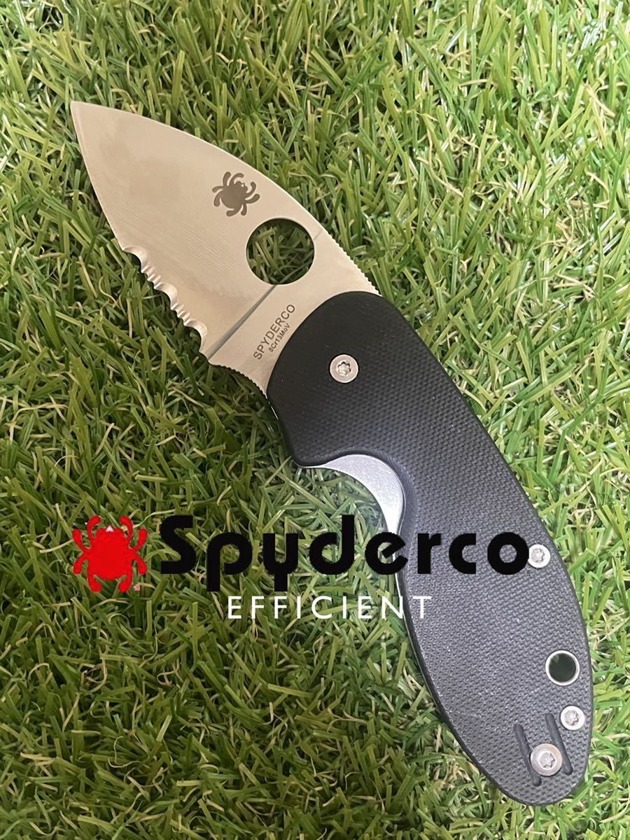 SPYDERCO 【EFFICIENT】スパイダルコ　フォールディングナイフ 折りたたみナイフ