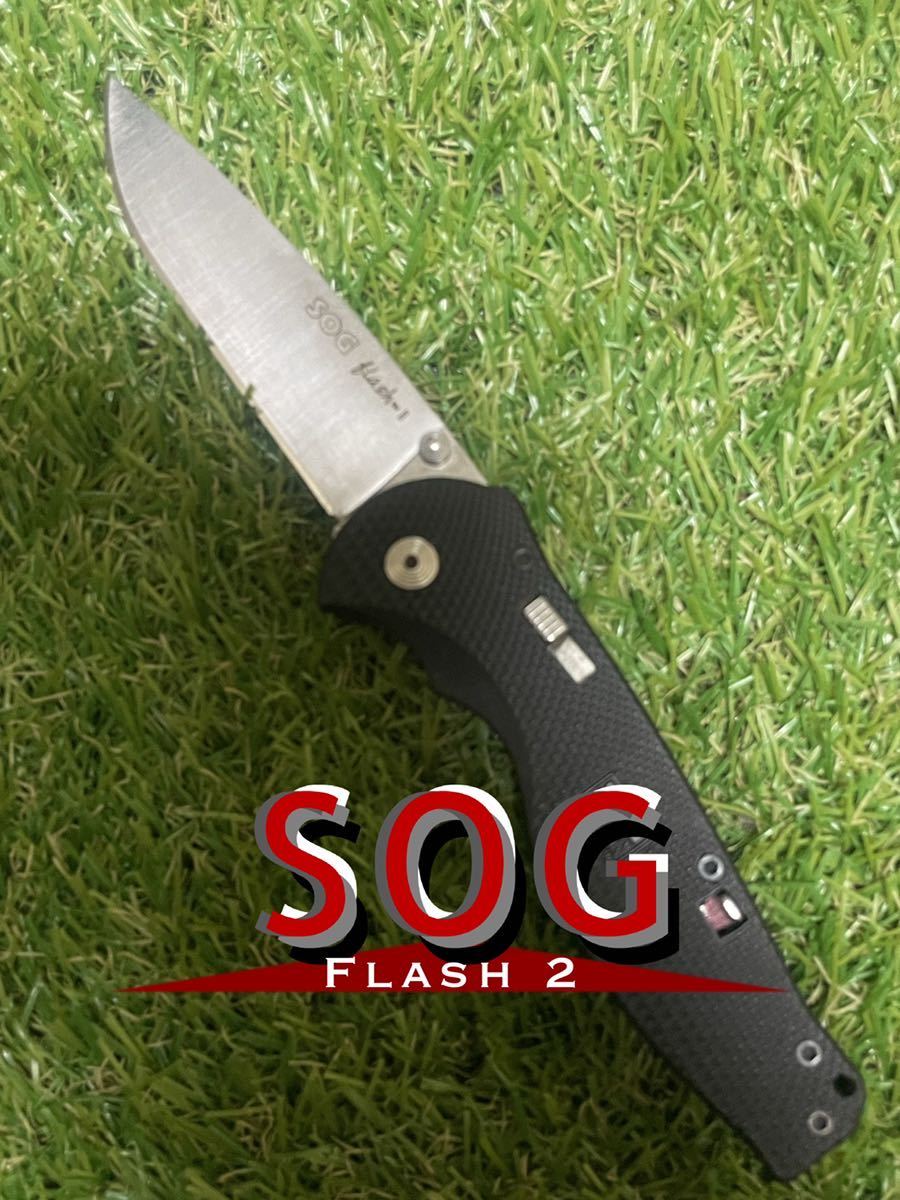 SOG FLASH2 #001 ソグ　折りたたみナイフ フォールディングナイフ