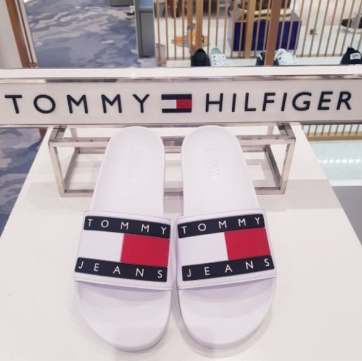 TOMMY JEANS サンダル　白