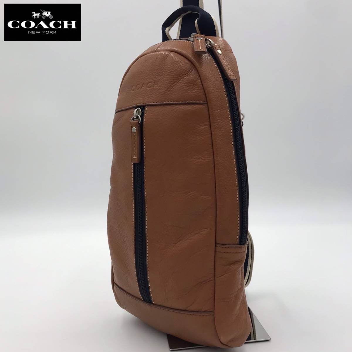 1円 極美品 COACH コーチ F70811 ボディバッグ スリングバッグ