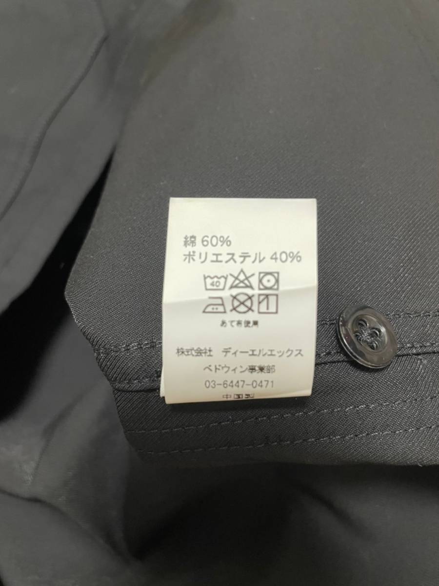  unused *[BEDWIN] 21SS regular price 24,200 L/S CHEF SHIRTS JONshef shirt cook jacket 5 black bedo wing 