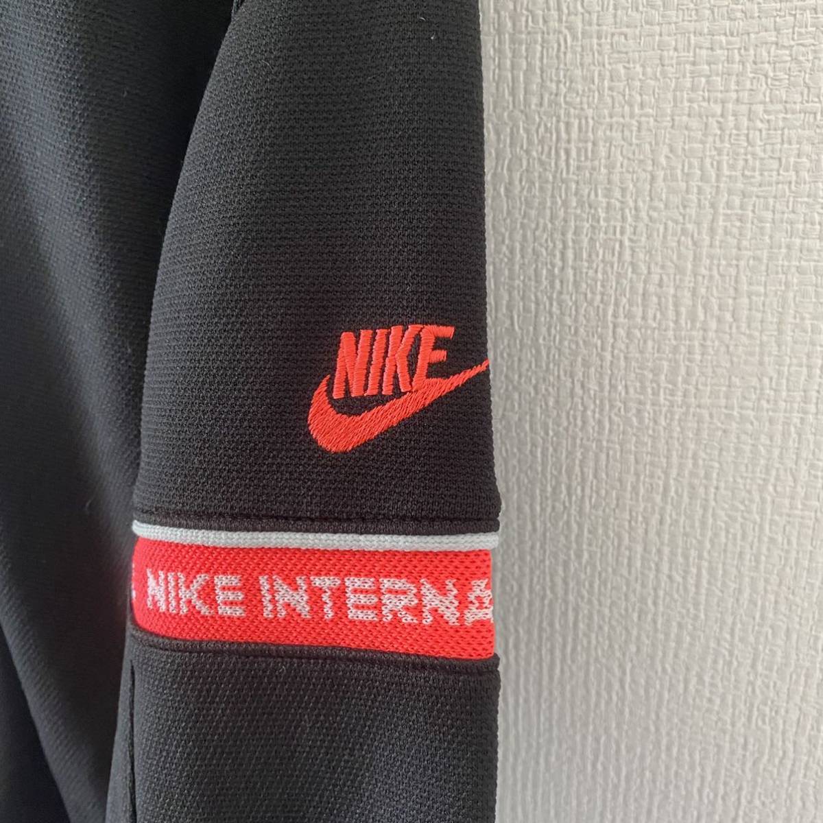 NIKEナイキジャージトラックジャケット黒ブラックmM小松菜奈メンズ長袖