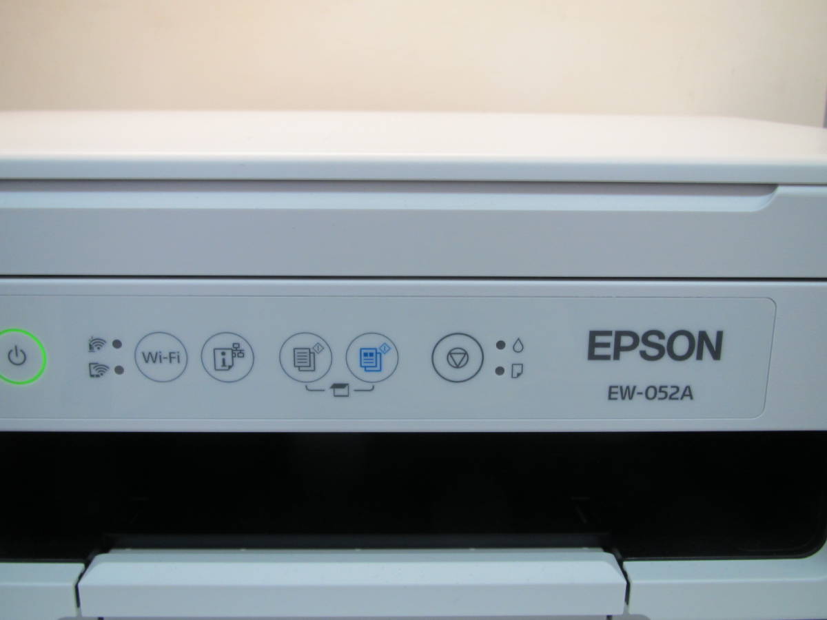 EPSON インクジェット複合機 プリンター カラリオ EW-052A 動作品_画像2