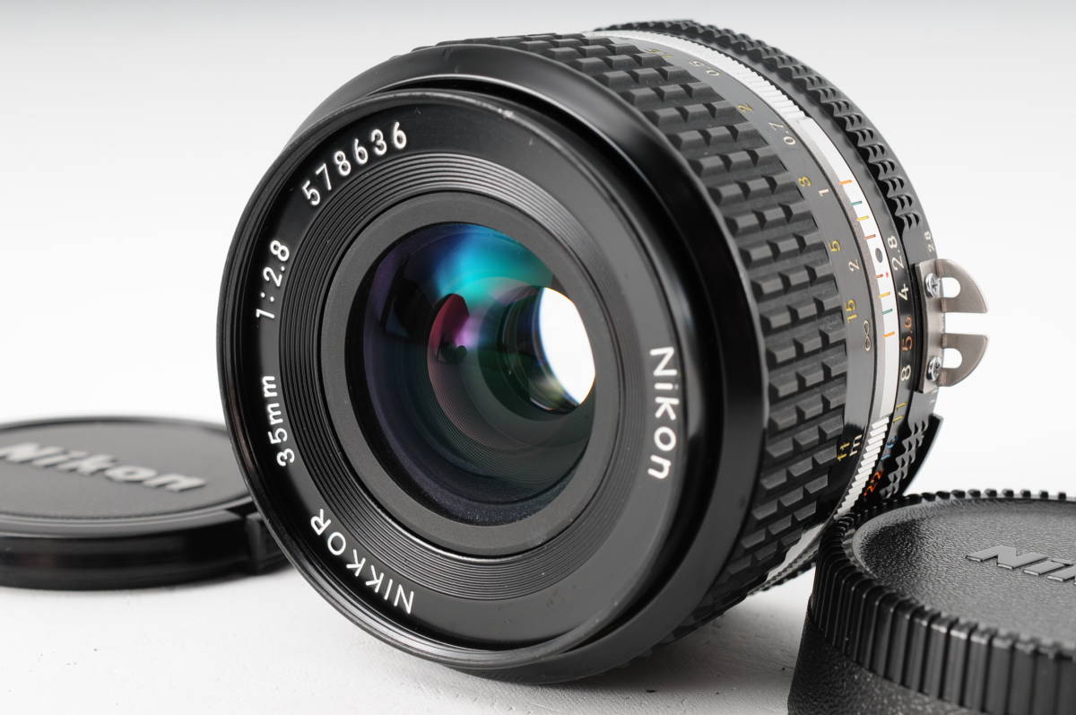 【美品】Nikon Ai-s Nikkor 35mm f/2.8 Wide Angle Manual Focus Lens #56 ニコン ニッコール 広角 56@Cr_画像1