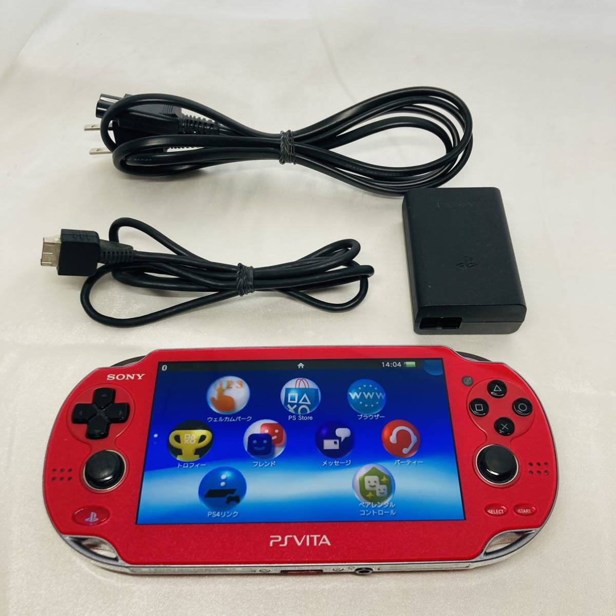 ☆1円~ 液晶 美品 動作確認済 SONY PS Vita PCH-1000 ZA03 Wi-Fi
