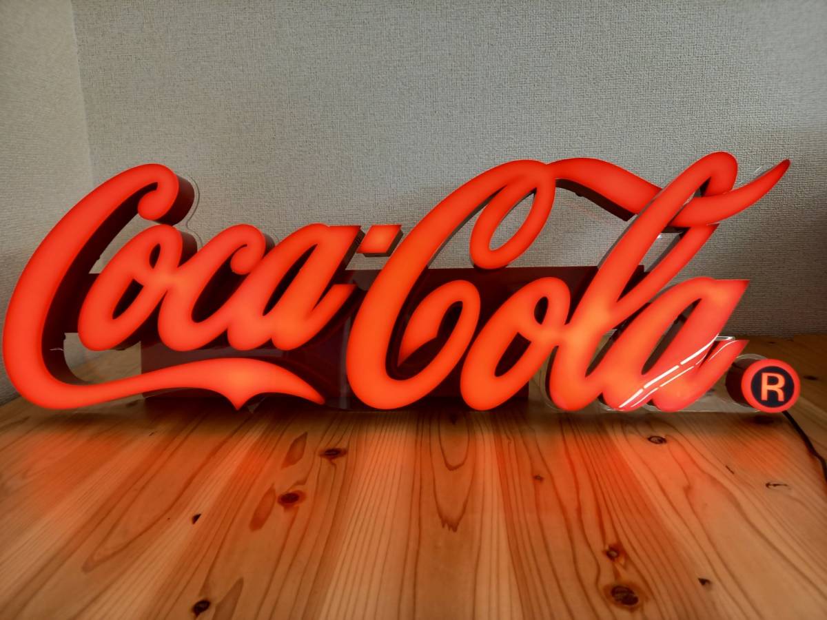 希少】 ヴィンテージ レトロ コカ・コーラ ネオン 看板 LED レタリング