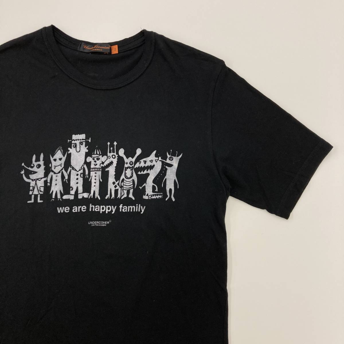 最安値 Tシャツ family happy are we UNDERCOVER レア 初期 ブラック