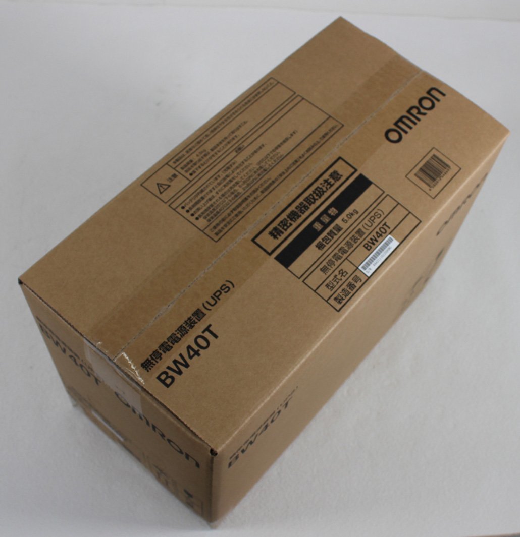 OMRON オムロン 無停電電源装置 400VA/250W BW40T(UPS