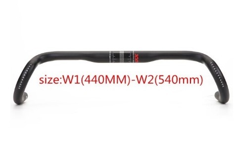 【送料無料】カーボングラベルハンドルバー ビッグフレアバー クロスロードバイク 380/400/420/440mm カーボン ファイバー 自転車_画像10