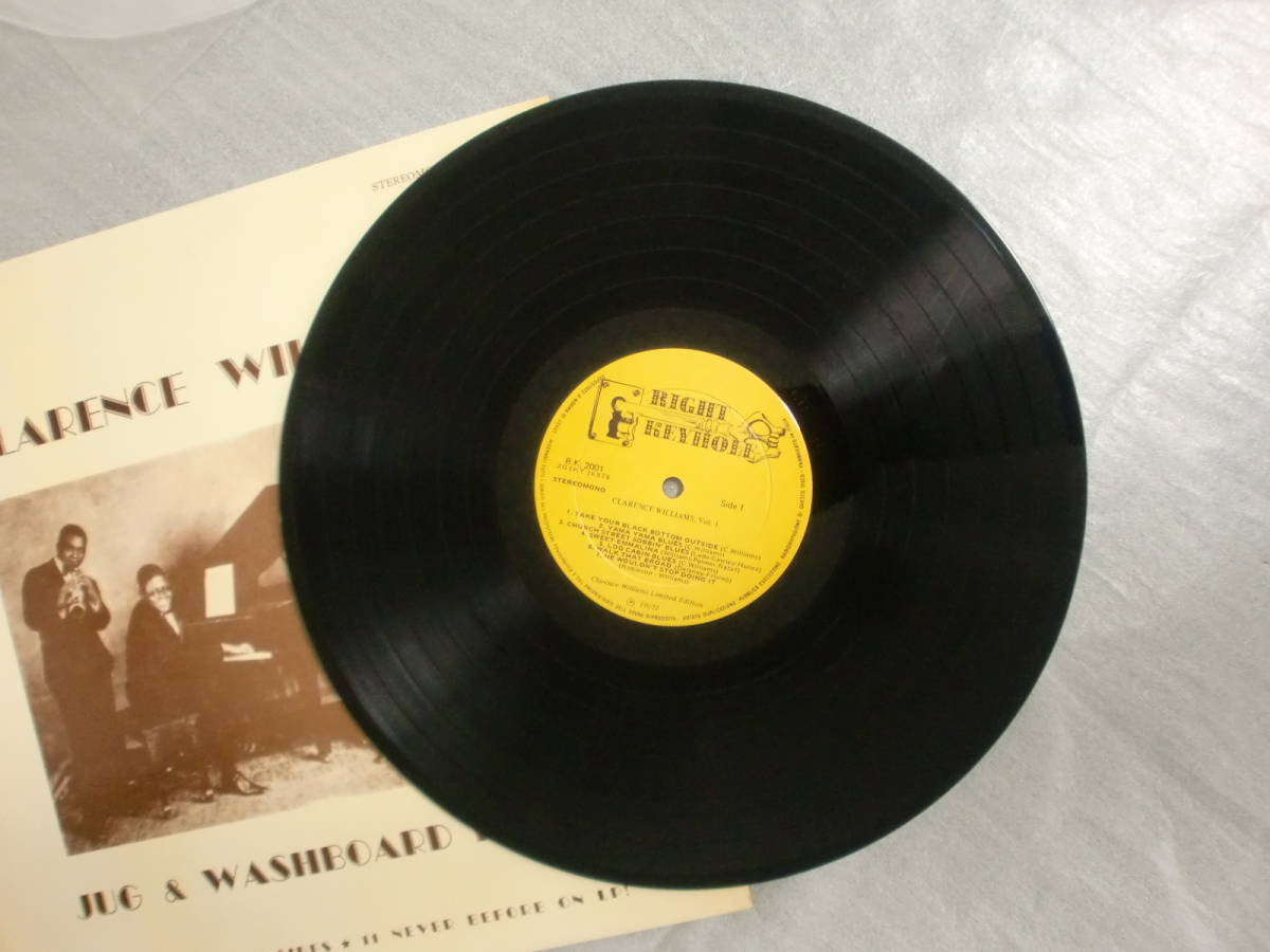 良盤屋 J-0298◆ＬＰ◆ Italy 輸入盤　クラレンス・ウイリアムス ／ Clarence Williams~Jug & Washboard Bands 1927-1933 レア盤 送料480_画像4