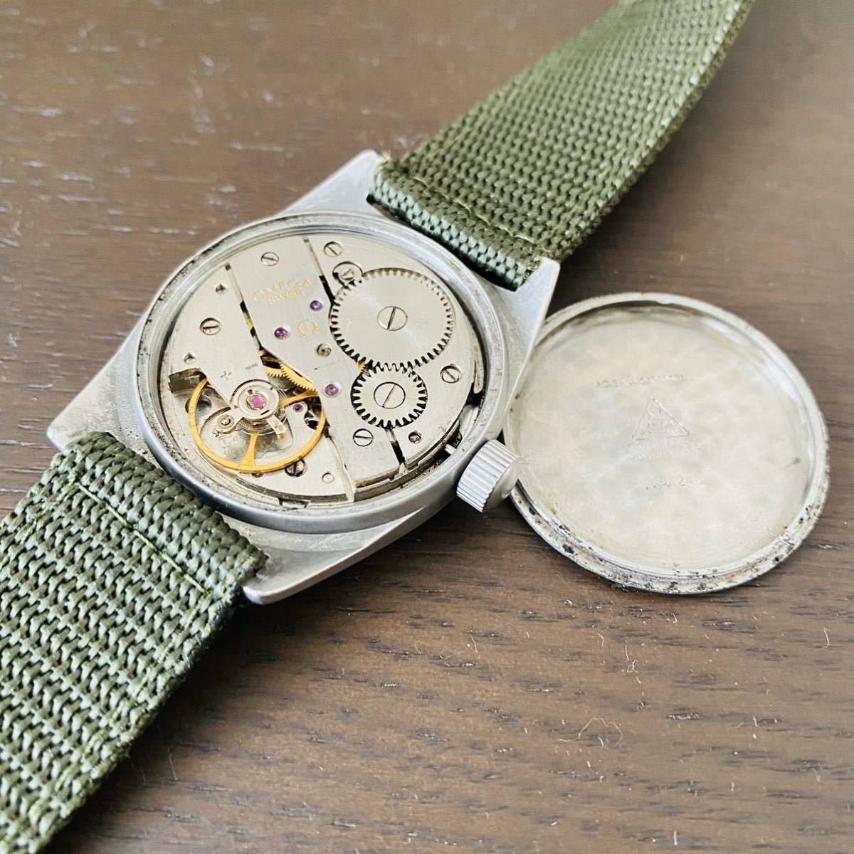 オメガ OMEGA ミリタリー ヴィンテージ腕時計 手巻き 17石 ブロードアロー