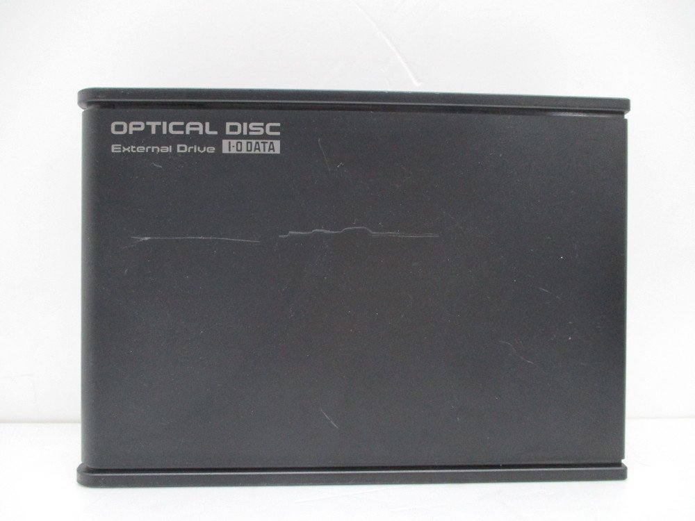 ★I-O DATA OPTICAL DISC External Drive BRD-UH8LE 省電力機能付きブルーレイディスクドライブ 外付型 通電確認のみ_画像2