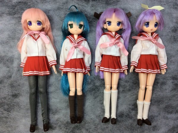 ママチャップトイ らき☆すた ドール 4体セット 泉こなた みゆき ママチャップトイ らき☆すた ドール 4体セット 泉こなた みゆき