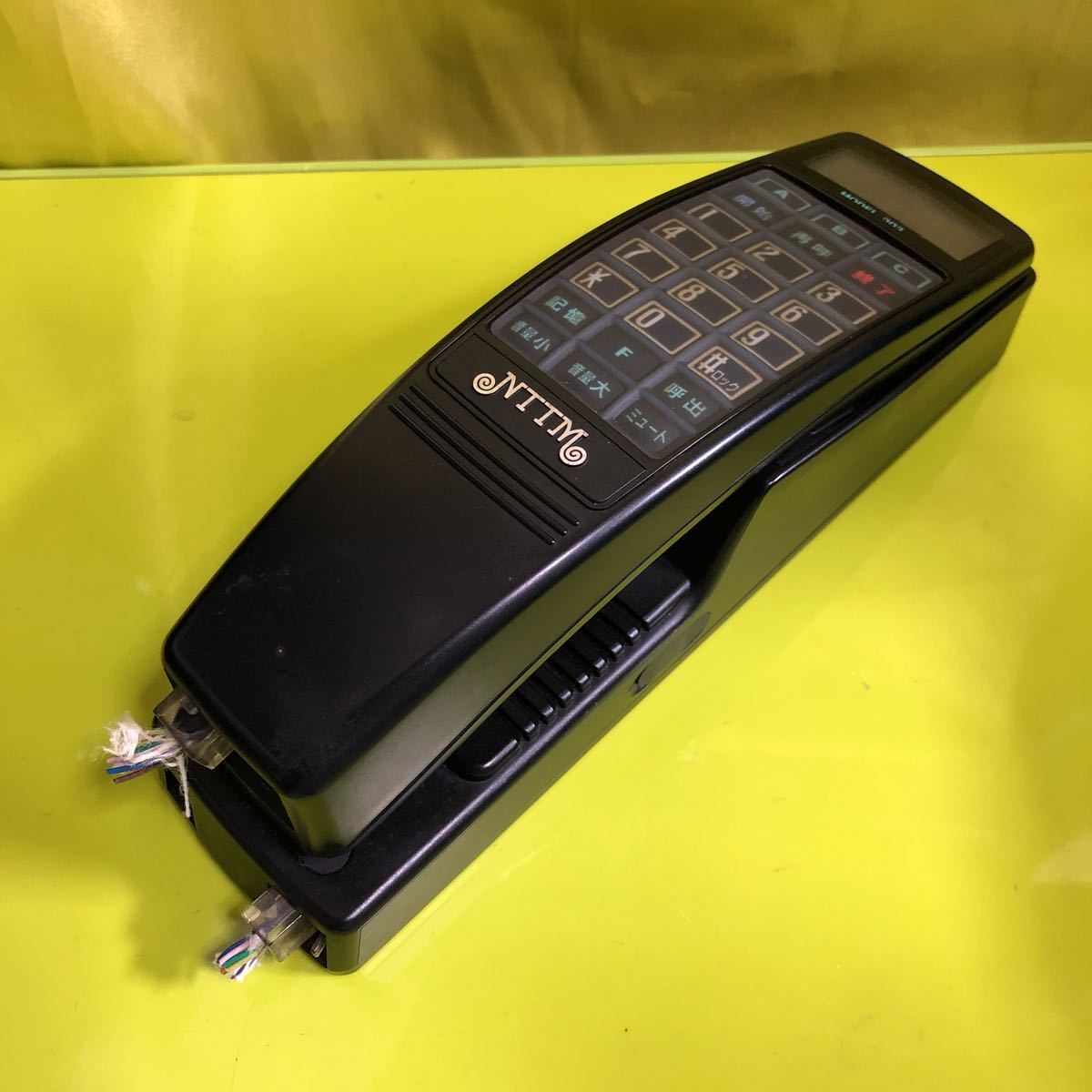 Yahoo!オークション - 自動車電話 NTT 203/203B形 1990年富士通製...