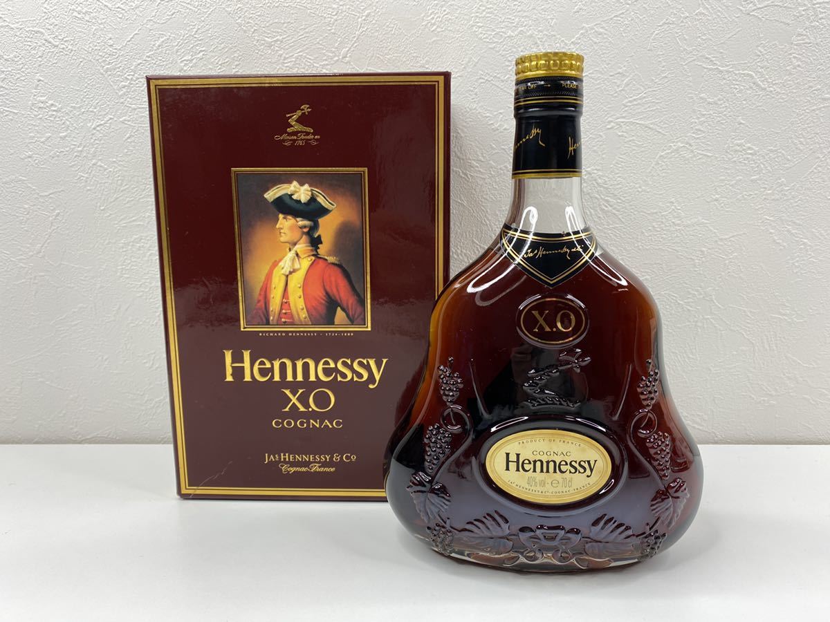 239】未開栓 ヘネシー / Hennessy XO クリアボトル 金キャップ