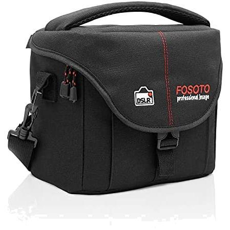 Fosoto 大容量一眼レフカメラケース ミラーレス一眼 多機能 デジタルカメラ用バッグ 男女兼用 おしゃれ 防水撥水加工 軽量通気 Nikon D5600 ランキングtop10