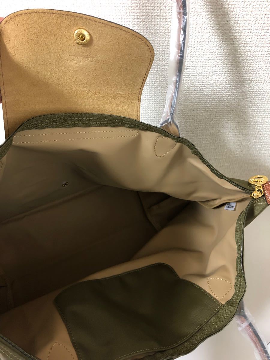 新品】ロンシャン ル プリアージュ オリジナル 肩掛け L カーキ色 golf