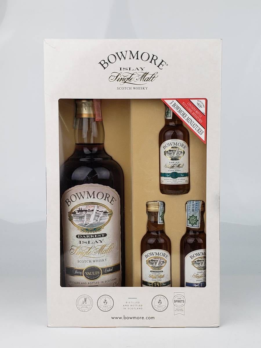 未開栓】ボウモア カモメラベル 43% 700ml&12年 15年 17年 50ml ミニ