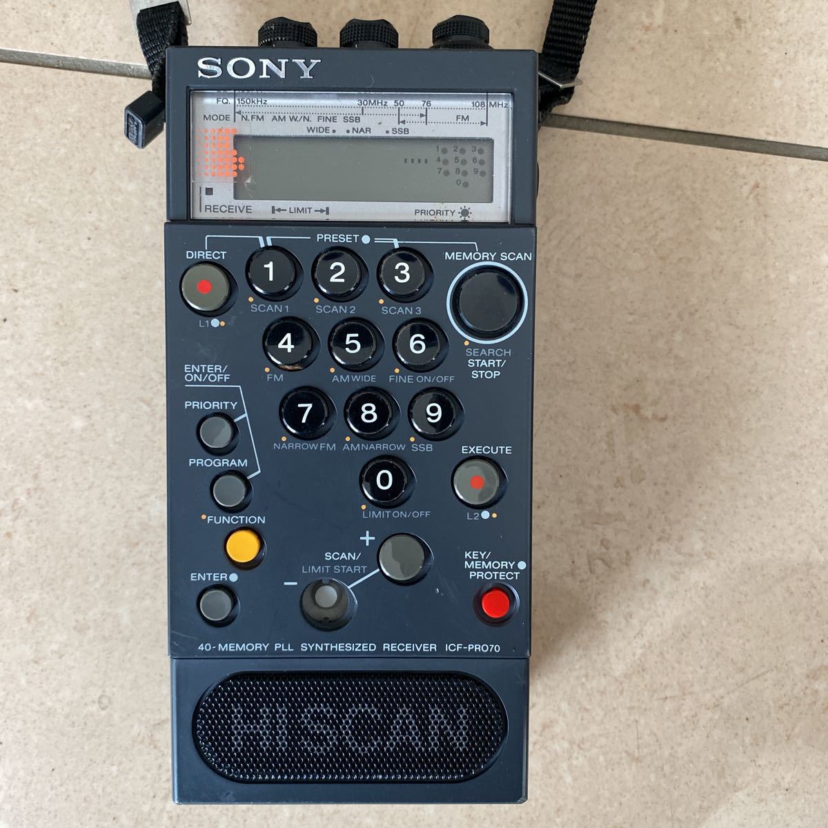 SONY ICF-PRO70 | www.pklaw.in