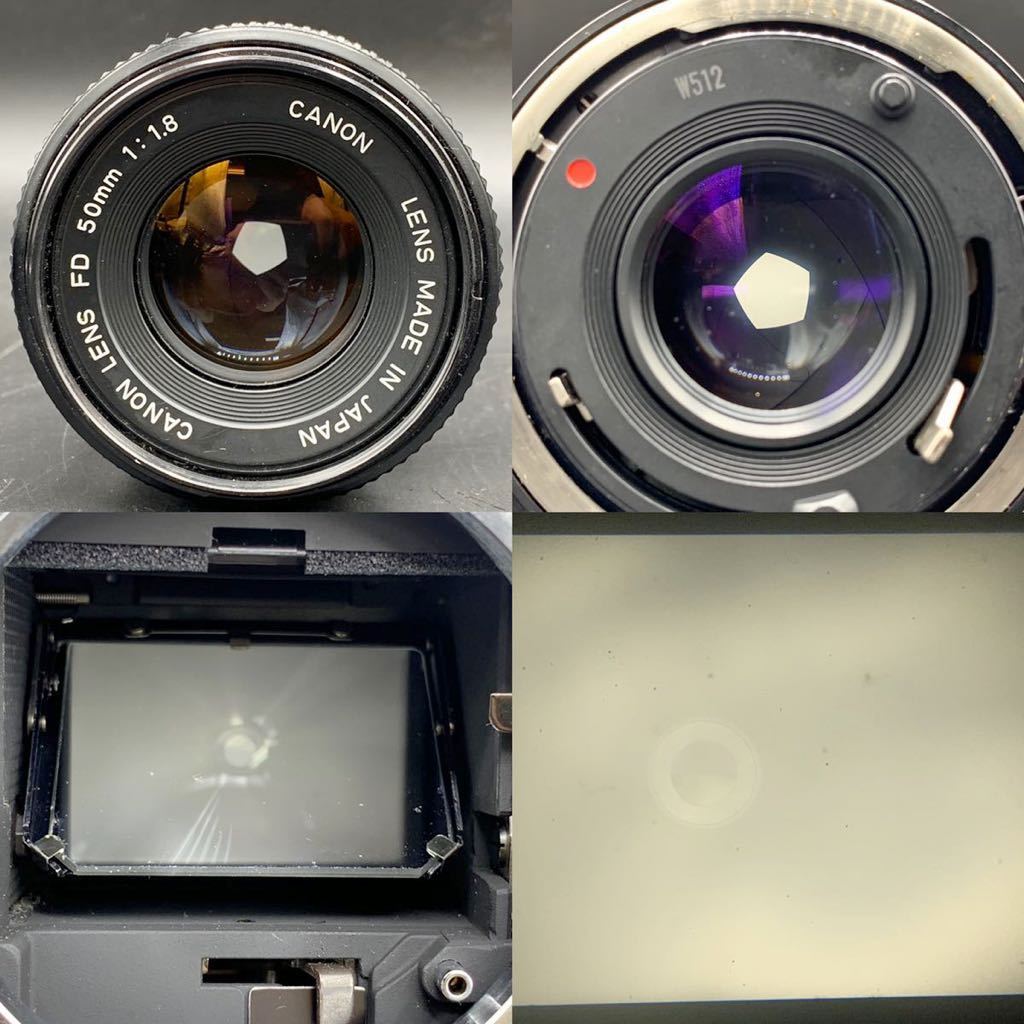 キャノン AE-1 Program Canon LENS FD 50mm 1: F 1.8 レンズ 一眼レフ フィルム カメラ 単焦点 標準 MF プログラム キヤノン ジャンク_画像6