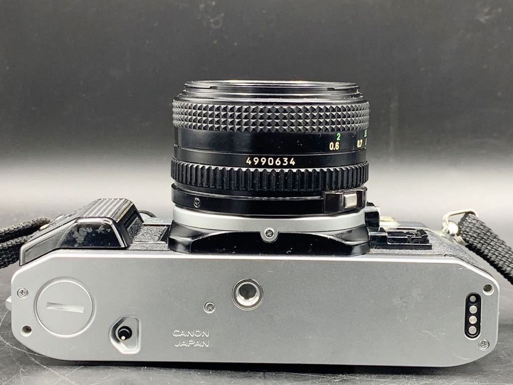 キャノン AE-1 Program Canon LENS FD 50mm 1: F 1.8 レンズ 一眼レフ フィルム カメラ 単焦点 標準 MF プログラム キヤノン ジャンク_画像5
