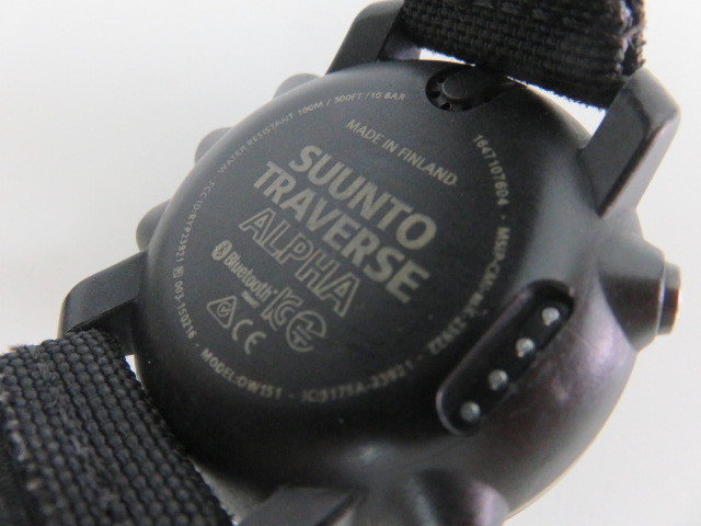 #46114 SUUNTO スント TRAVERSE ALPHA トラバース アルファ 腕時計 スマートウォッチ OW151 稼働品_画像9