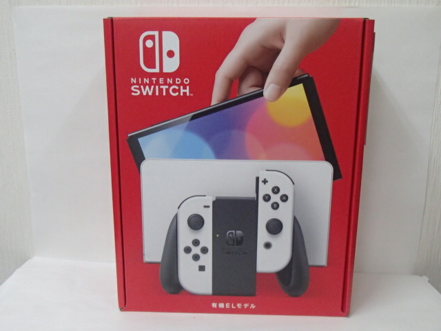46583【未使用】新型 Nintendo Switch 本体 有機ELモデル ホワイト 白