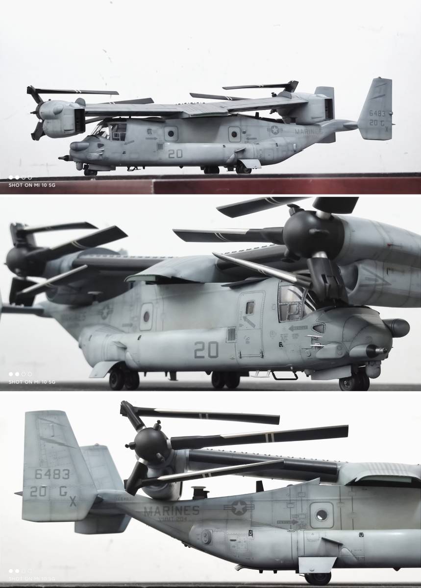 1/48 America Air Force V-22 male Play construction painted final product 