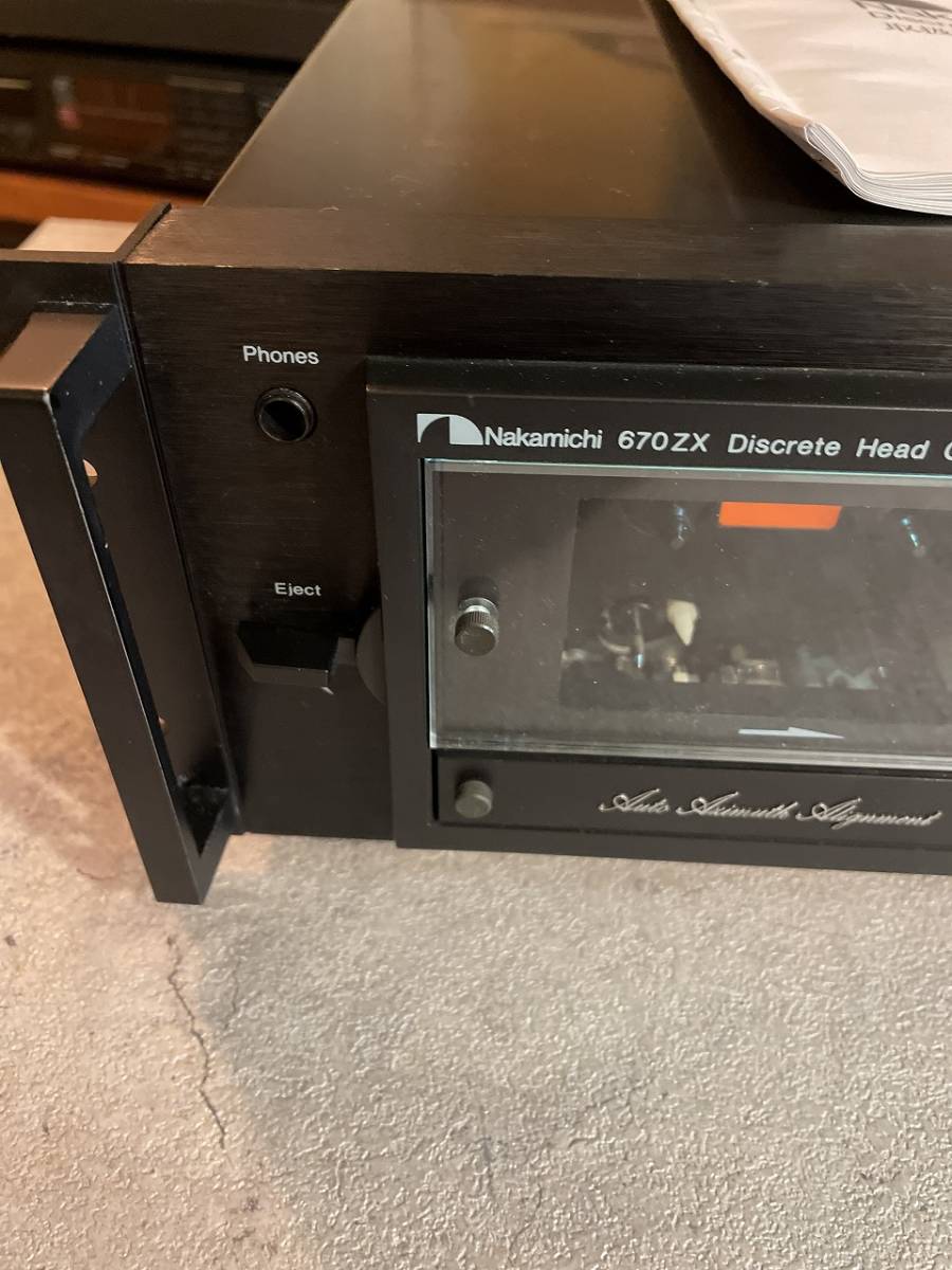 ナカミチ　Nakamichi　670ZX　　再生・録音OK　整備済　超美品　★激安出品★　検索）ドラゴン_画像4