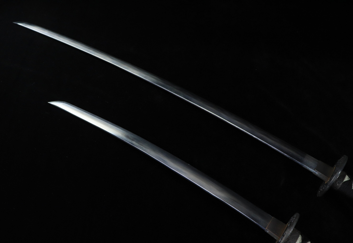 本差/脇差】 模造刀 2点まとめ 刀剣 武具 衣装 コスプレ 二刀流 趣味