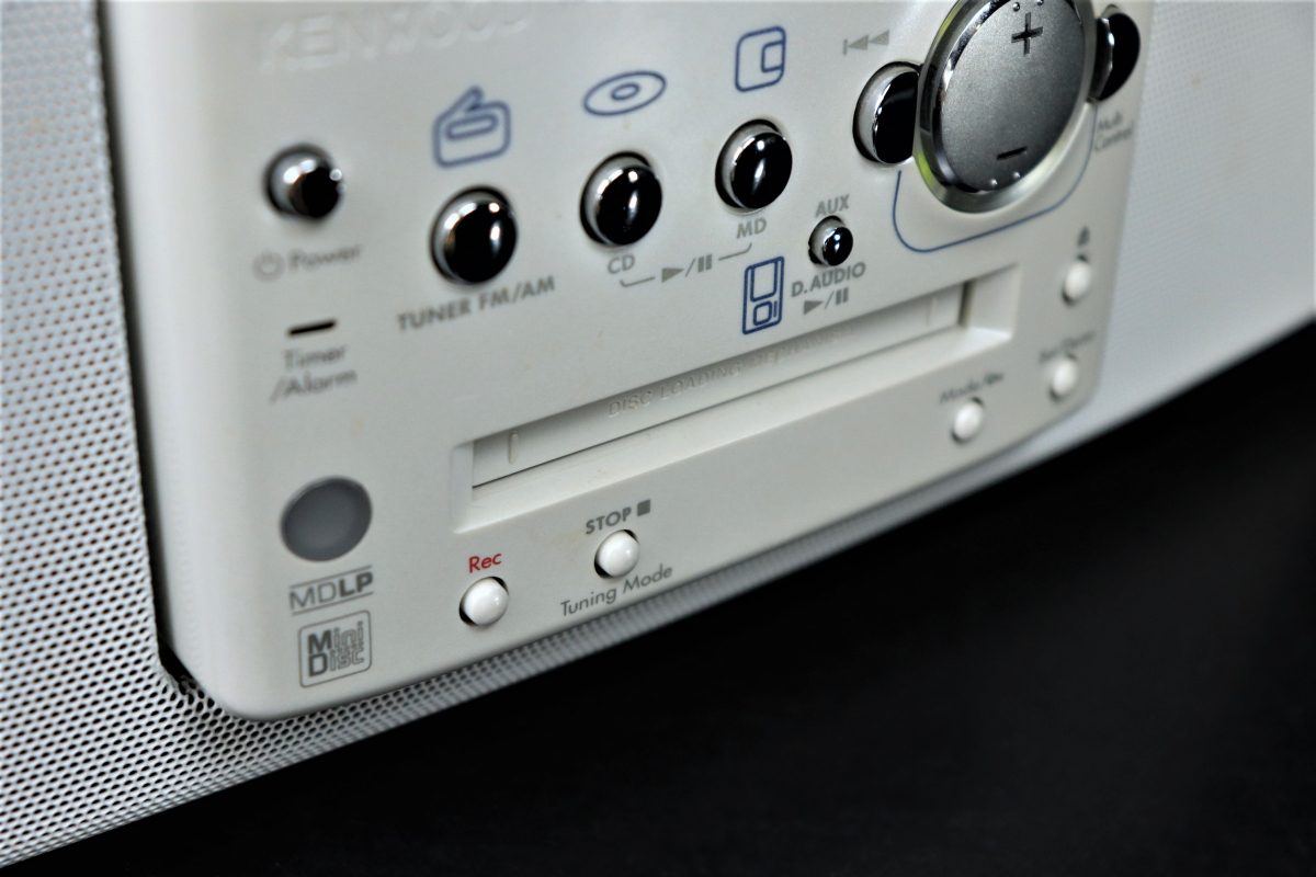 動作OK】 KENWOOD MDX-L1 ケンウッド パーソナルオーディオシステム CD