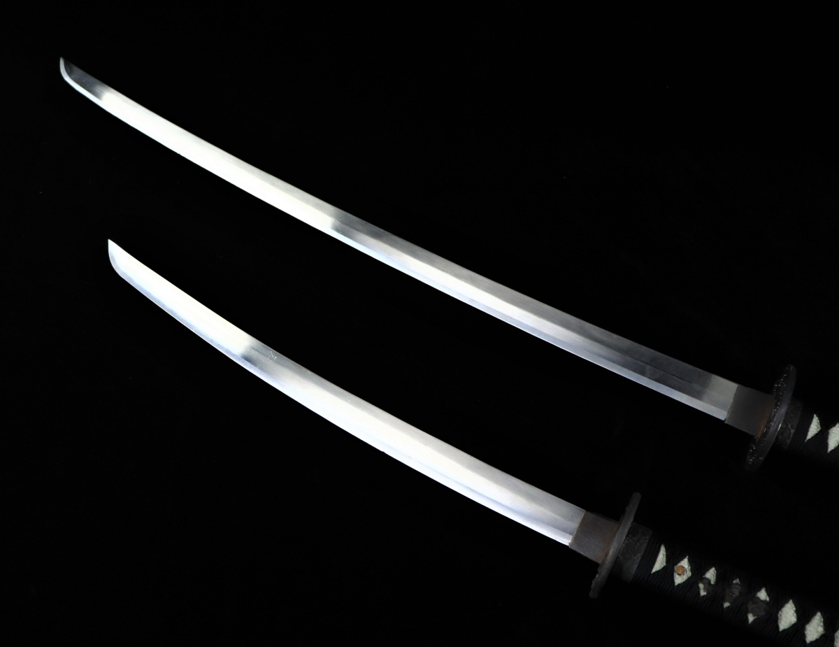本差/脇差】 模造刀 2点まとめ 刀剣 武具 衣装 コスプレ 二刀流 趣味