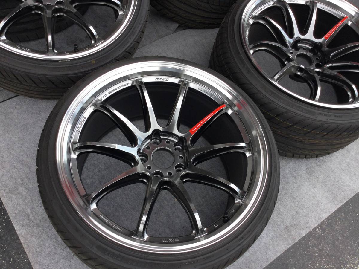 ャップ WORK EMOTION ZR10 19×10.5J PCD114.3 5H INSET+15 チタン