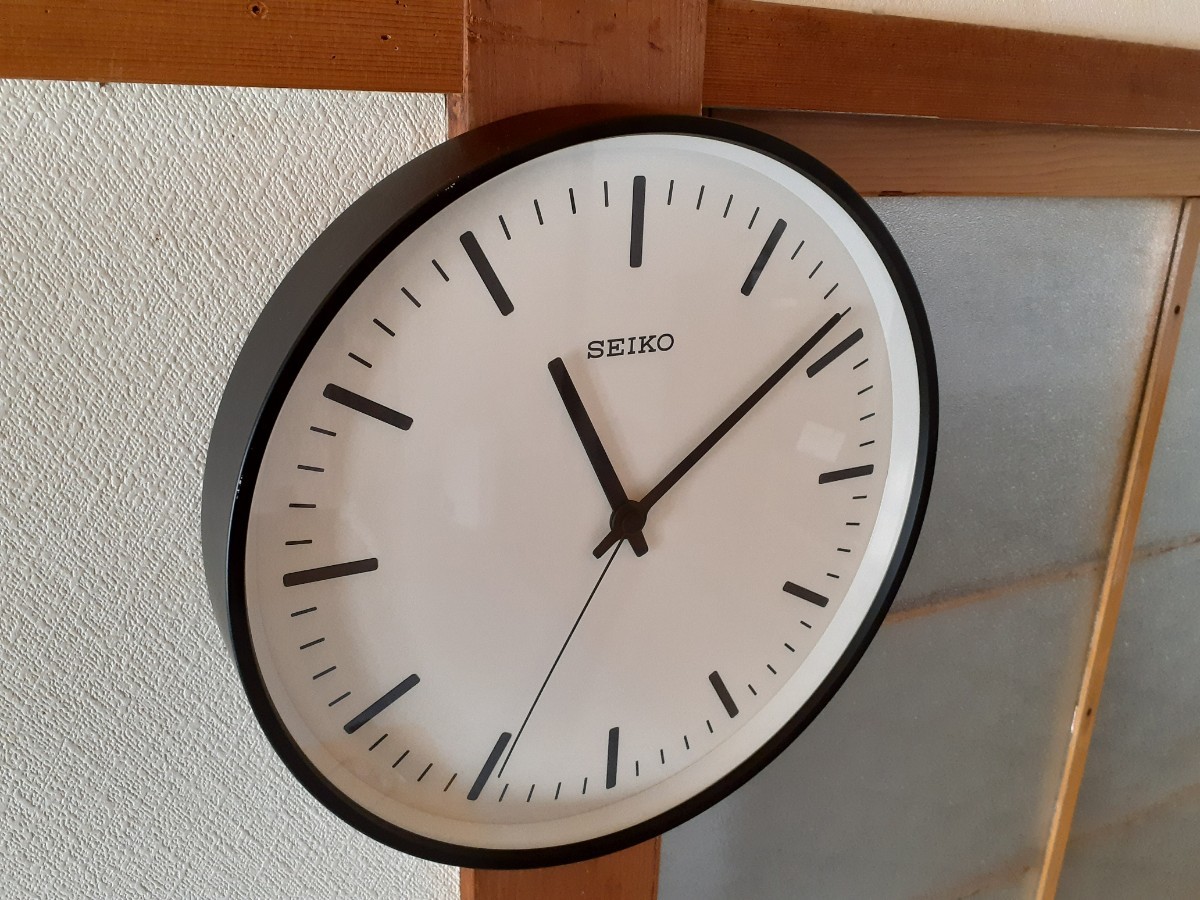SEIKO パワーデザインプロジェクト 電波時計 掛け時計 KX308K 深澤直人