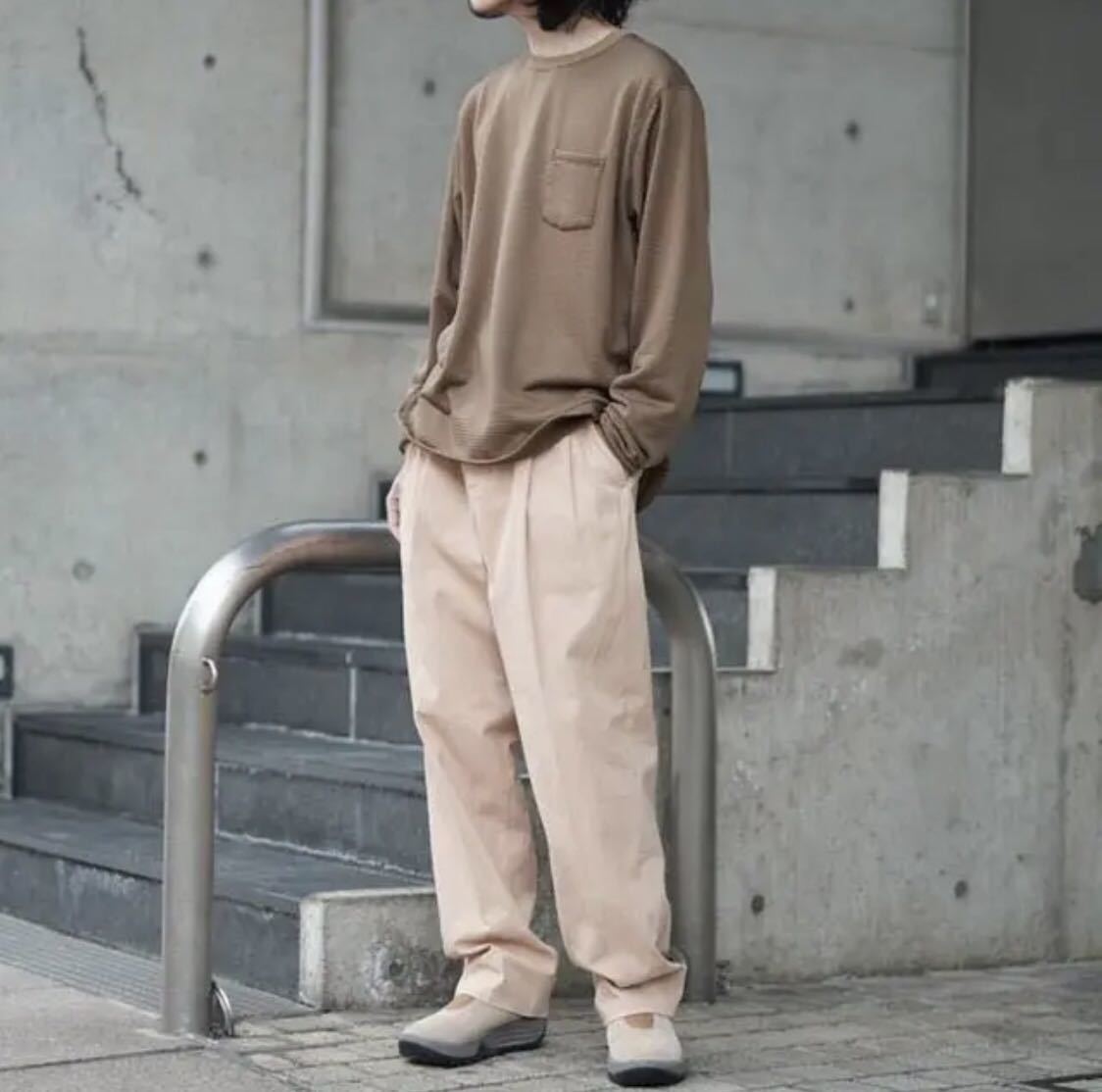 maatee and sons 23ss 俺のチノパン 薄BEIGE サイズ1-