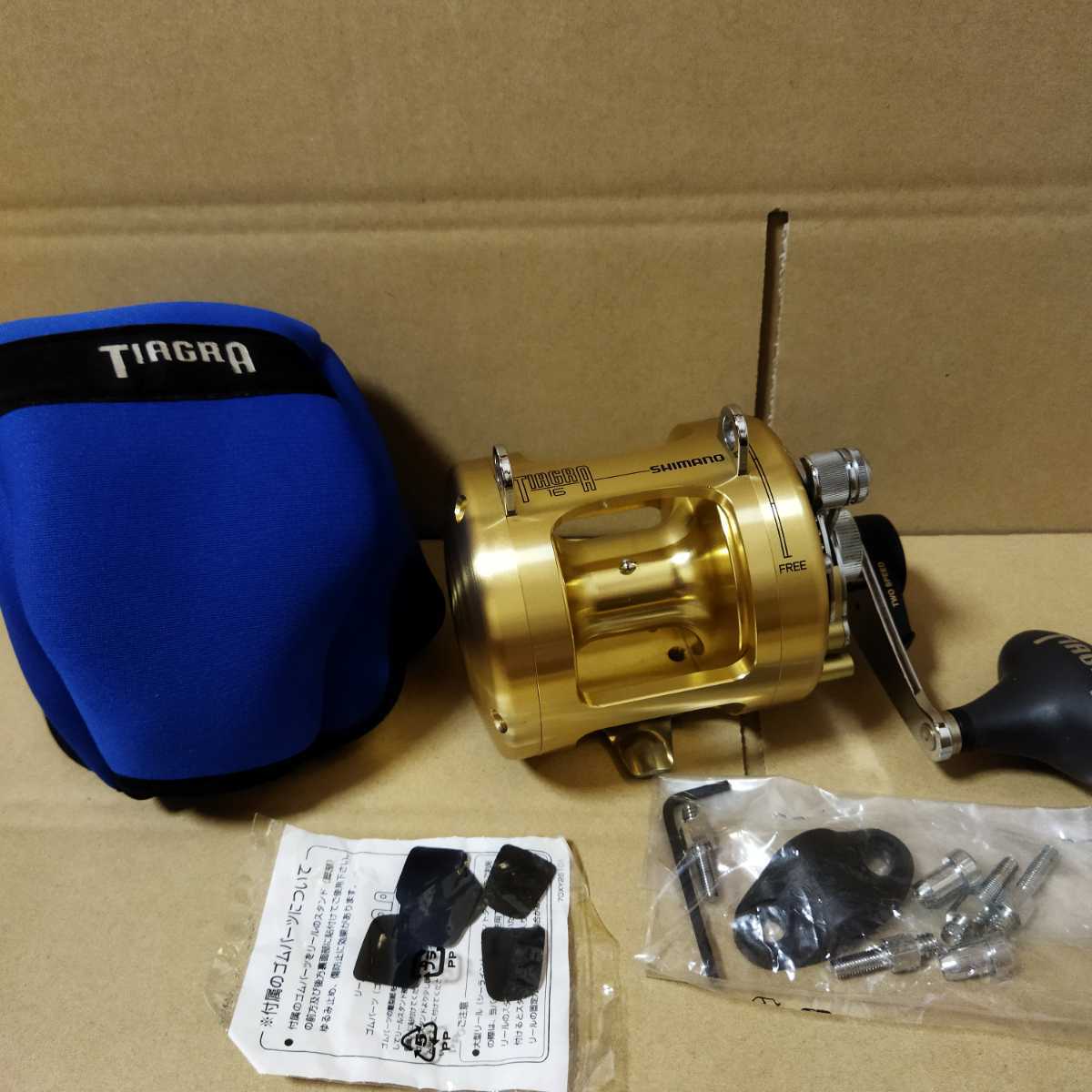 ●超美品！完動 シマノ ティアグラ 16 SHIMANO TIAGRA 相模湾 キハダ マグロ カツオ 根魚 泳がせ ライトトローリング等に●2B354_画像1