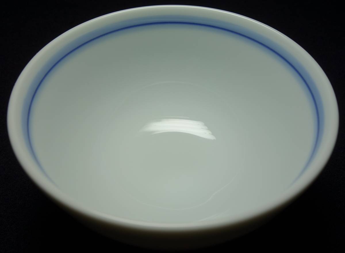 平成期　最高峰　天草白磁　茶碗　コバルト　昆布図　陶房泰　陶磁器研究_画像3