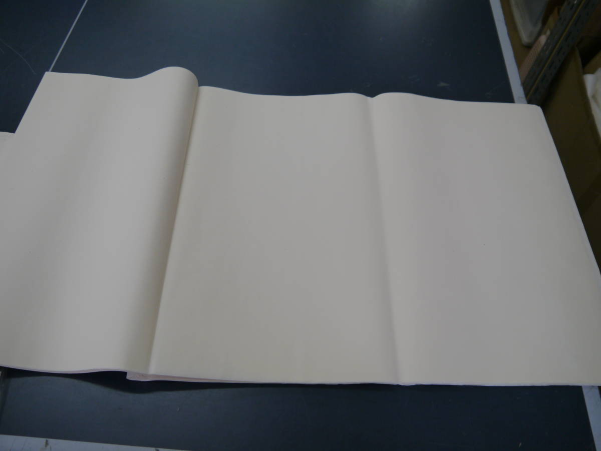 P2205K5 希少古い画仙紙 四君子 臨安社 163×43㎝ 50枚×2反 7