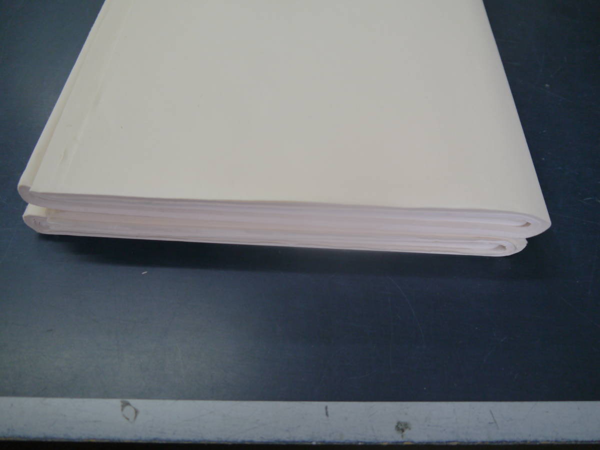 P2205K5 希少古い画仙紙 四君子 臨安社 163×43㎝ 50枚×2反 1