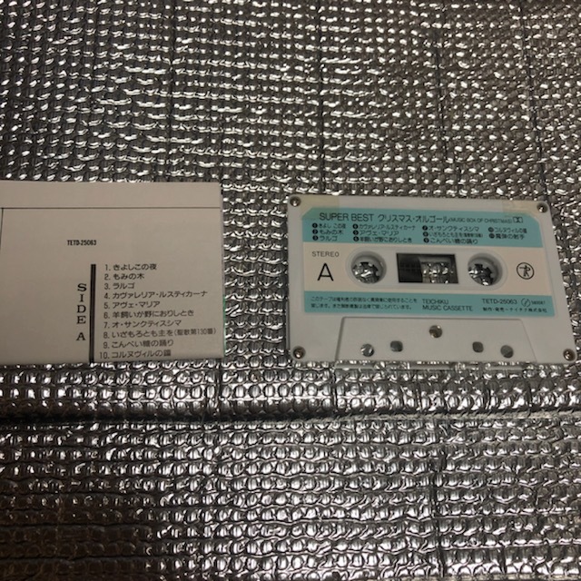 ミュージックテープ カセットテープ クリスマス オルゴール TECD-25063_画像4