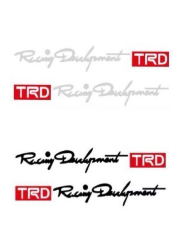 TRD ステッカー トヨタ ドアミラーステッカー ドレスアップの画像2
