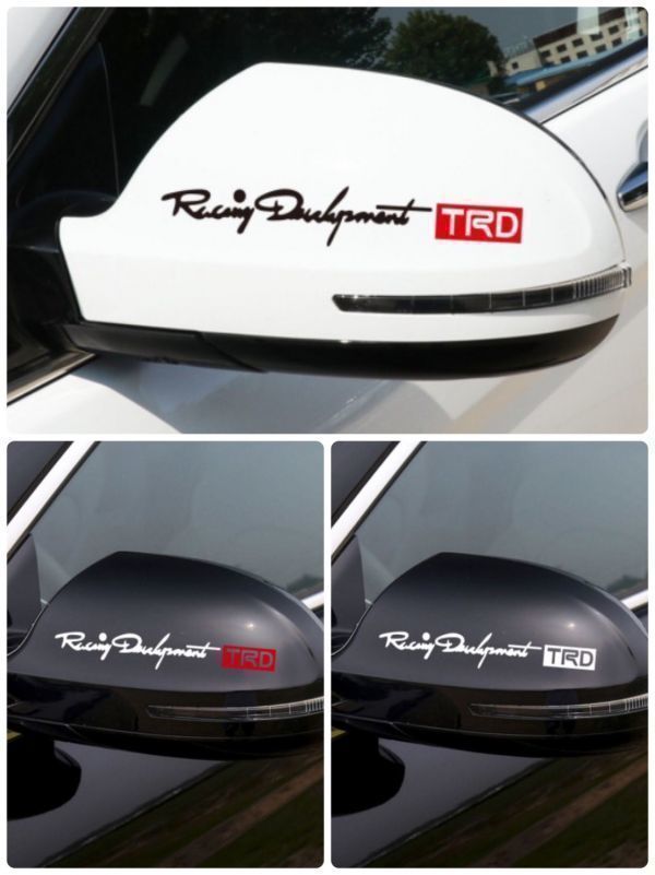 TRD ステッカー トヨタ ドアミラーステッカー ドレスアップの画像1