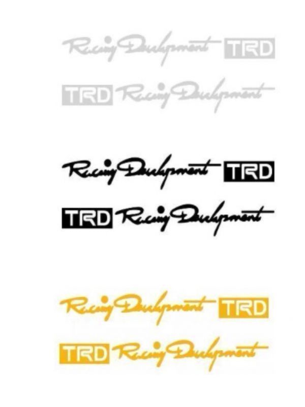 TRD ステッカー トヨタ ドアミラーステッカー ドレスアップの画像3