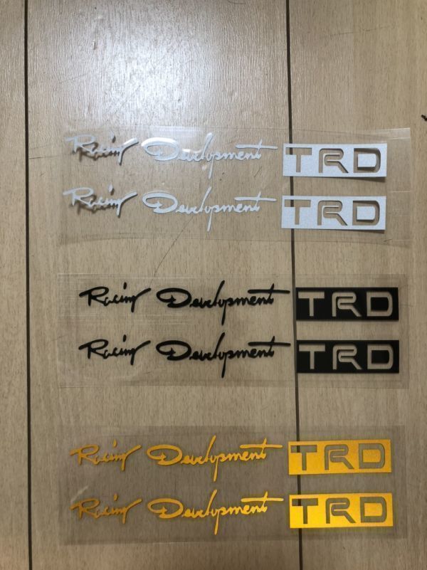 TRD ステッカー トヨタ ドアミラーステッカー ドレスアップの画像5