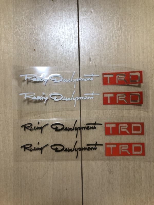 TRD ステッカー トヨタ ドアミラーステッカー ドレスアップの画像4