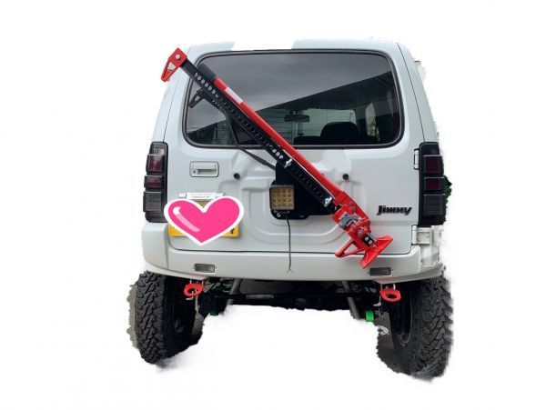 ☆ジムニー☆jimny☆JB23☆ハイリフトジャッキホルダー☆スコップ
