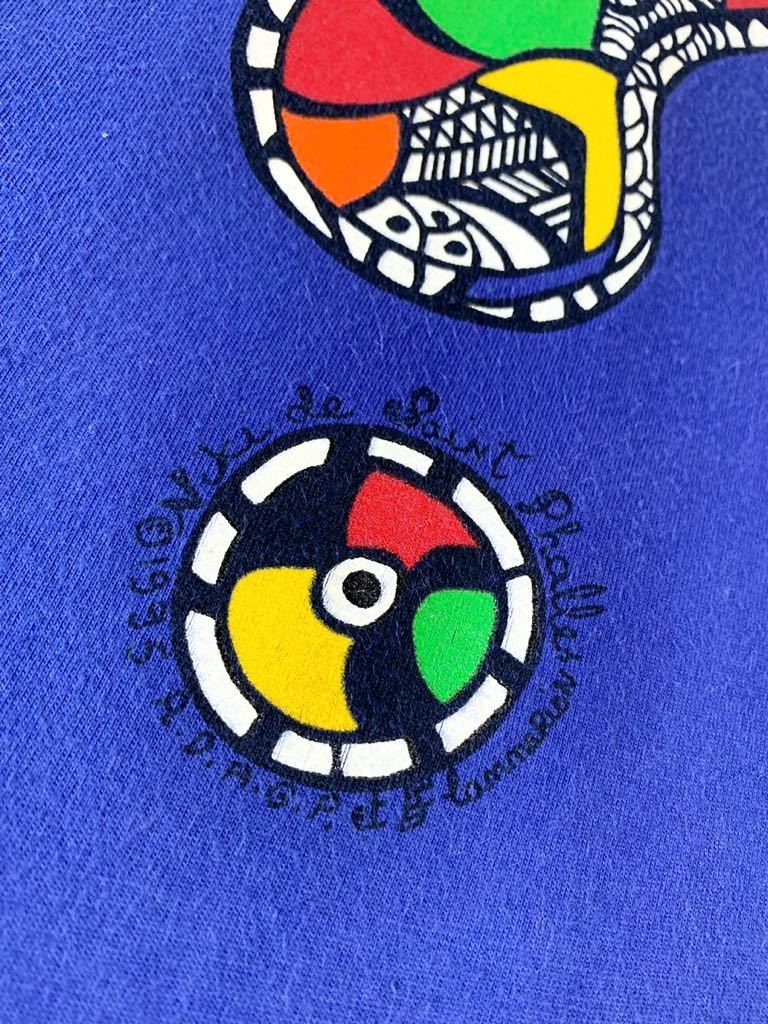希少 レア 95年 Flammarion 4 Niki de Saint Phalle フラマリオン4 ニキ ド サン ファル グラフィックTシャツ フランス製 Lサイズ_画像8