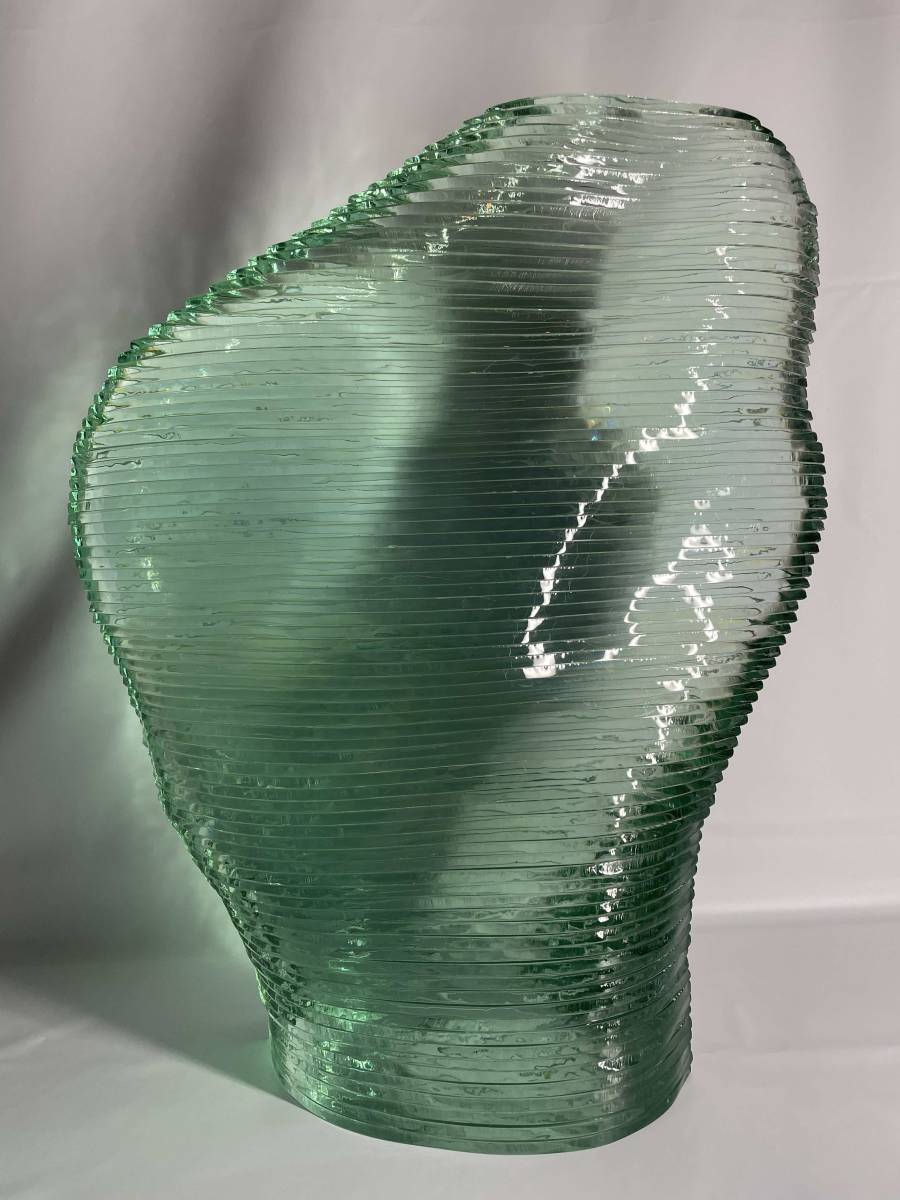 生田 丹代子 「薫風」ガラス オブジェ 積層ガラス 工芸 ガラス芸術 作家 ART 現代ガラス 造形